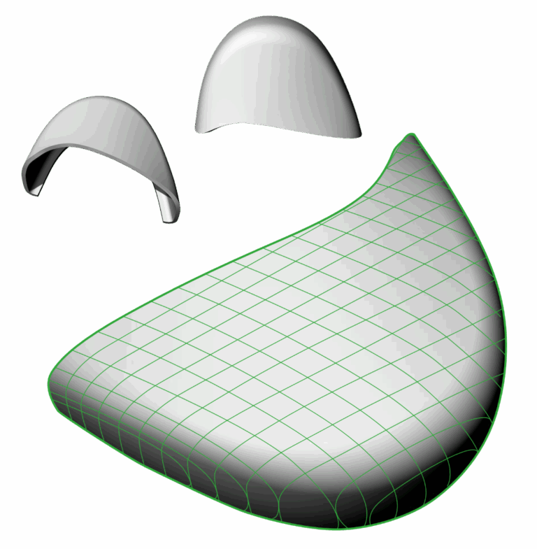 3D CAD wireframe model of Bio-Toe