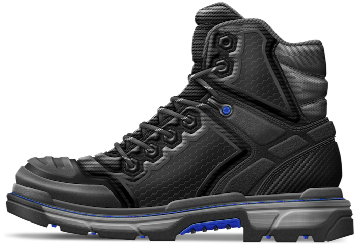 TPU-Bio safety boot with blue bio outsole