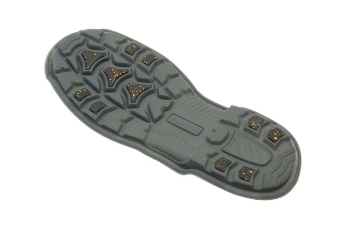 TPU-Bio dual-density grey outsole with rubber inserts
